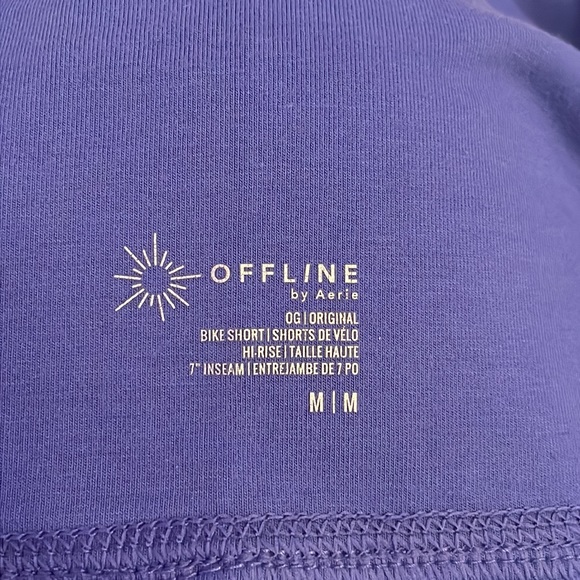 Aerie Foldover Bike Shorts - Picture 5 of 5